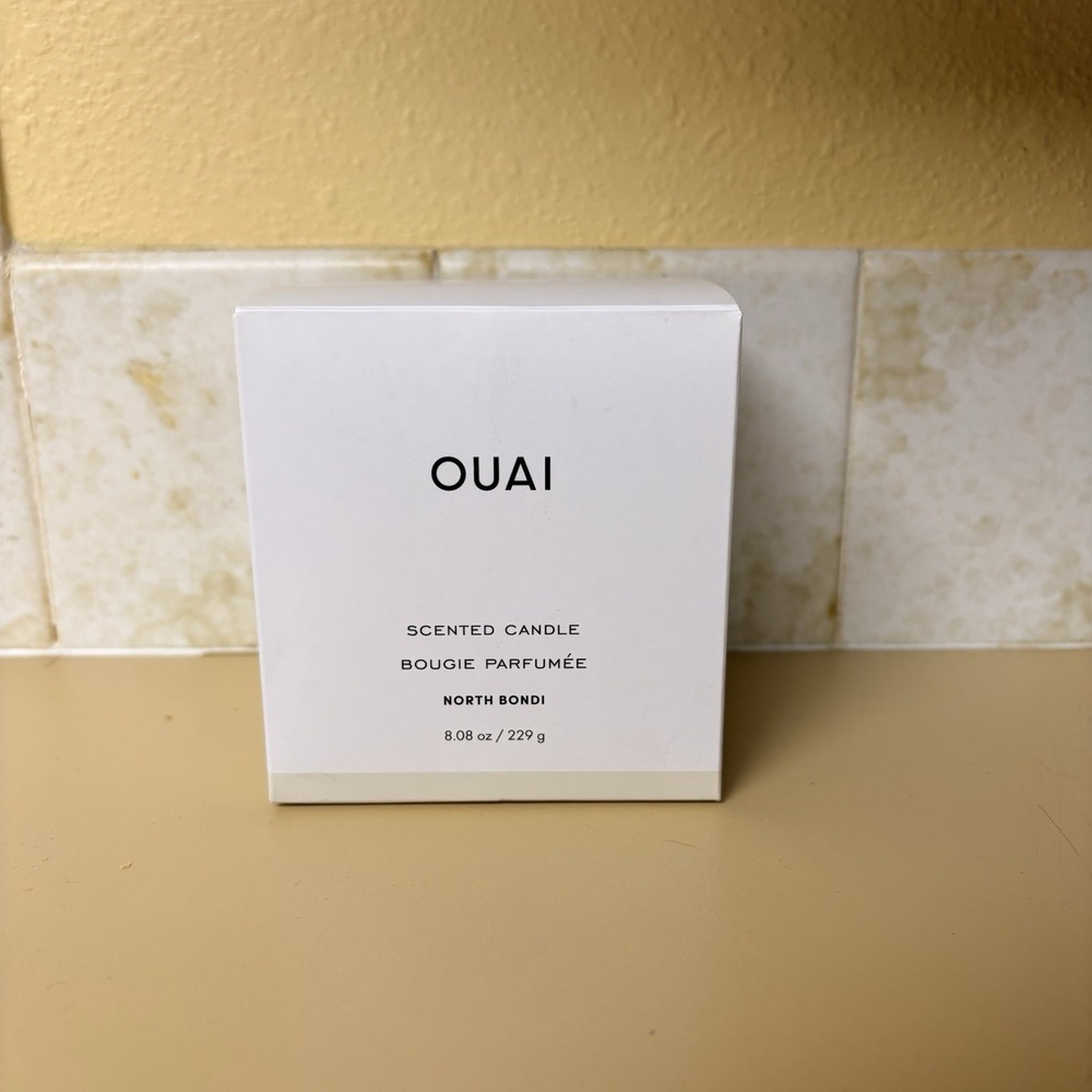 OUAI Sydney North Bondi Beach Coconut & Wax Candle 8 oz Brand New DISCONTINUED